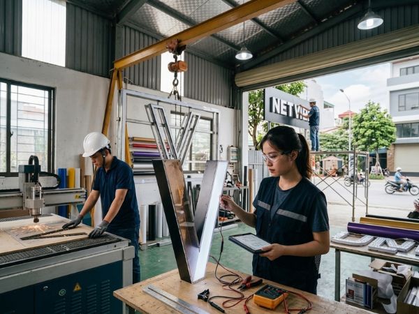 Quy Trình Thiết Kế Và Thi Công Bảng Hiệu Quảng Cáo Chuyên Nghiệp